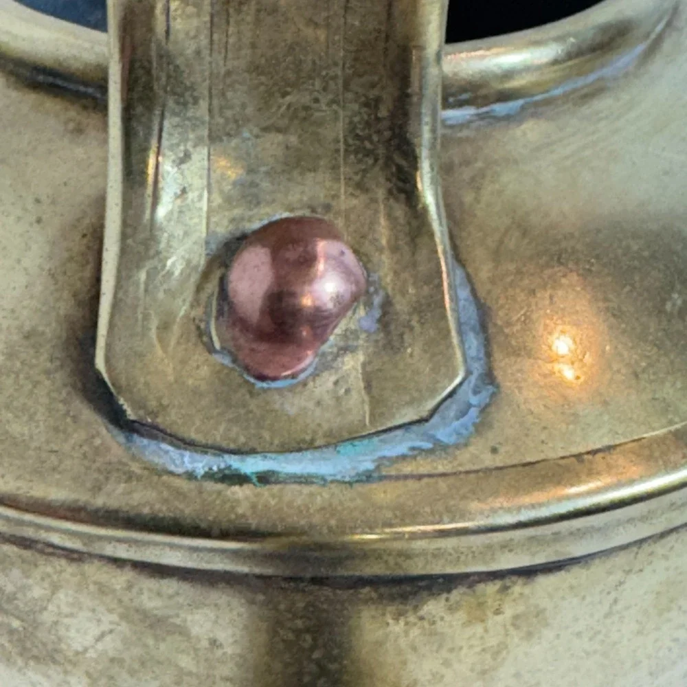 Vintage‎ Brass Teapot Kettle Pitcher Small Water Can